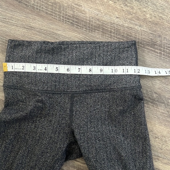 Lululemon Wunder Under Hi-Rise Tight, gray and black, sz 6 💛 - Picture 10 of 12